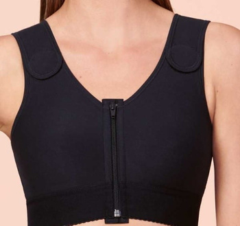 Biustonosz uciskowy bez pasa Anita Valencia 1198 _czarny