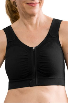 Biustonosz kompresujący Amoena Leyla_czarny